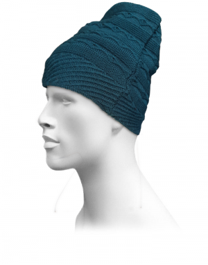 Unisex acrylic  self Designer Cap green
